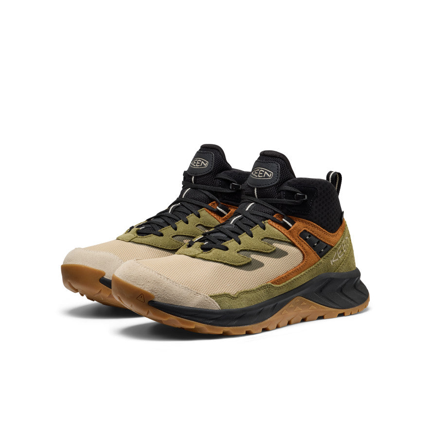 Men's Hightrail Waterproof Hiking Boot Safari/Black | Keen