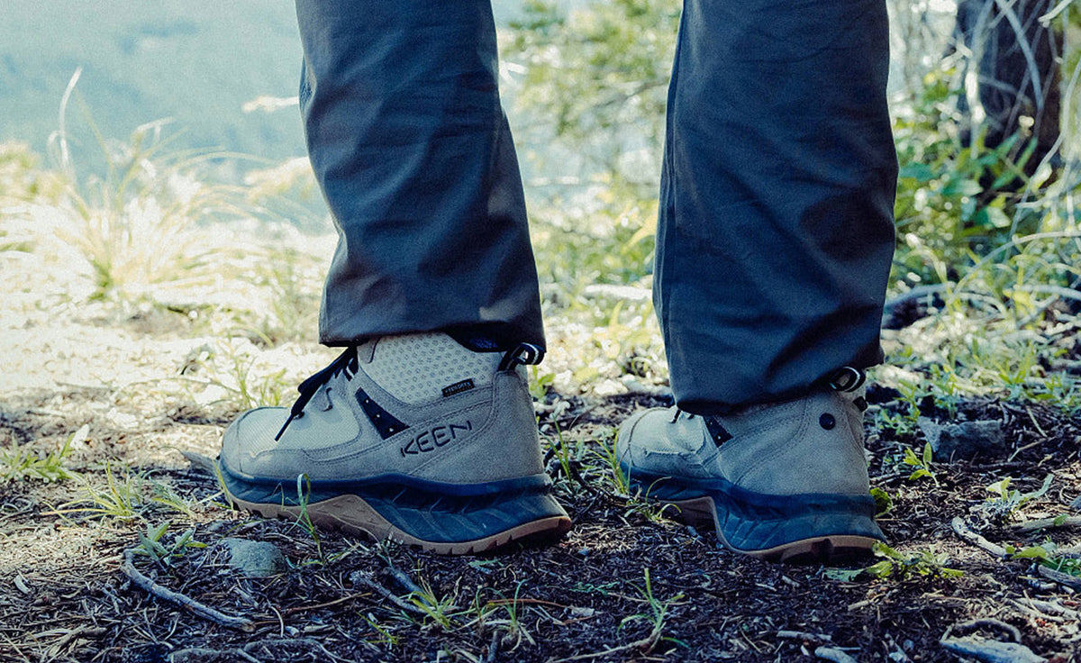 Men's Hightrail Waterproof Hiking Boot Magnet/Burnt Brick | Keen