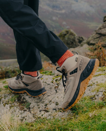 Men's Hightrail Waterproof Hiking Boot Magnet/Burnt Brick | Keen