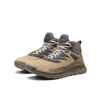 Men's Hightrail Waterproof Hiking Boot Safari/Steel Grey | Keen