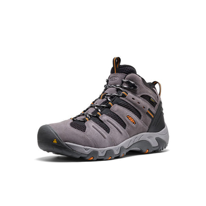 Men's Headout Waterproof Hiking Boot Magnet/Orange Pepper | Keen