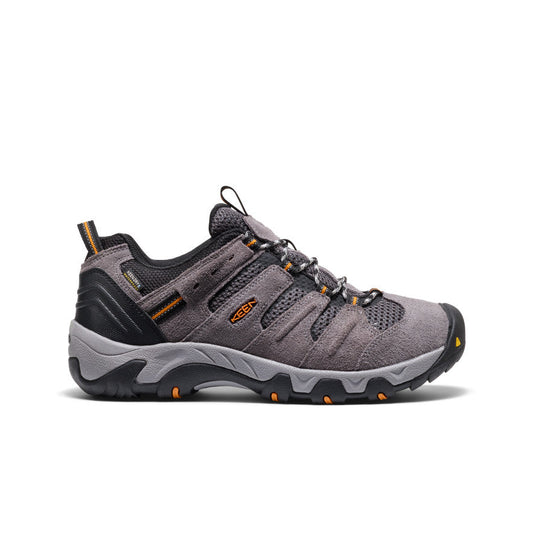 Men's Headout Waterproof Hiking Shoe Steel Grey/Orange Pepper | Keen