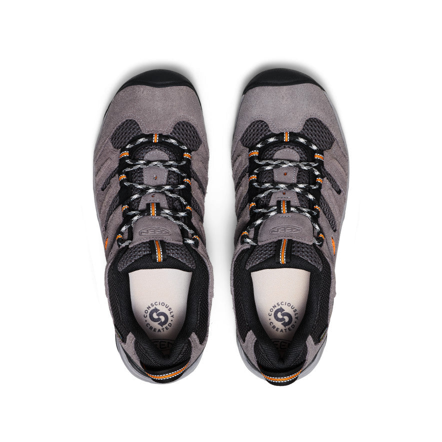 Men's Headout Waterproof Hiking Shoe Steel Grey/Orange Pepper | Keen
