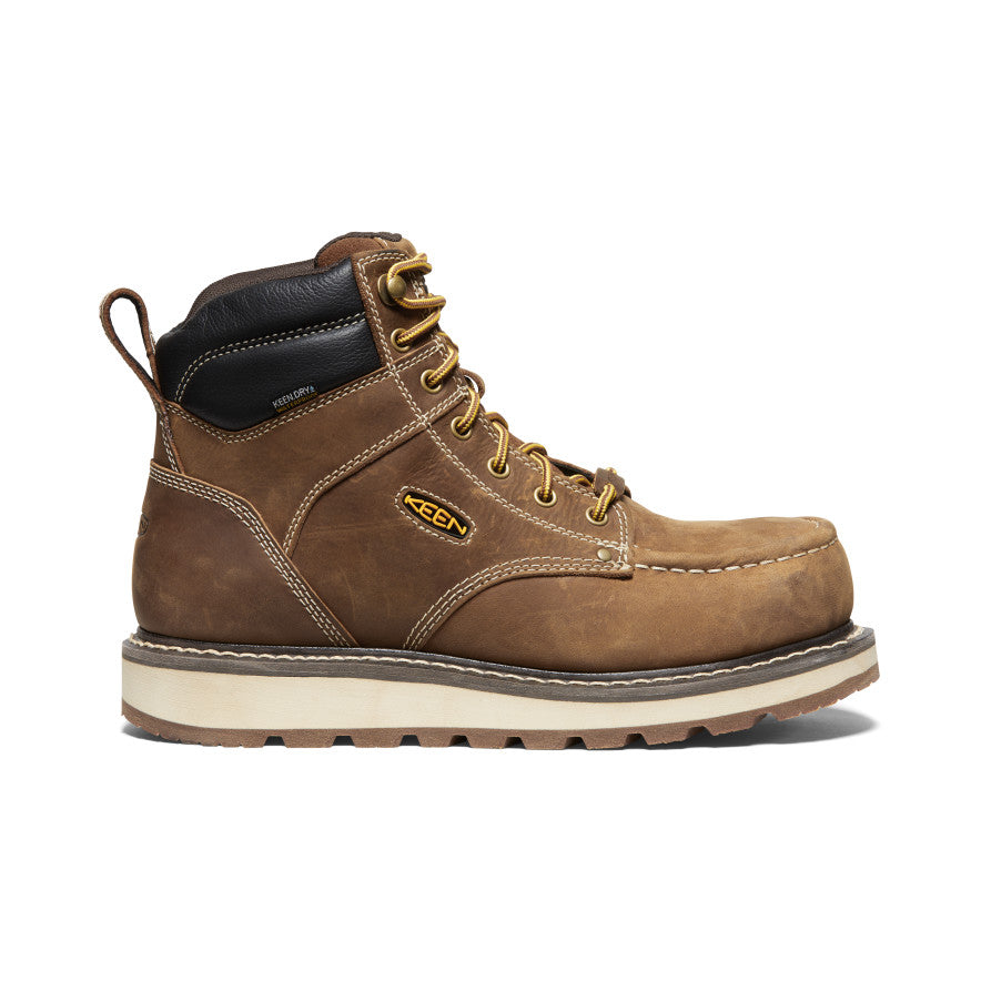 Men's Cincinnati 6" Waterproof Boot (Carbon Toe) Belgian/Sandshell | Keen