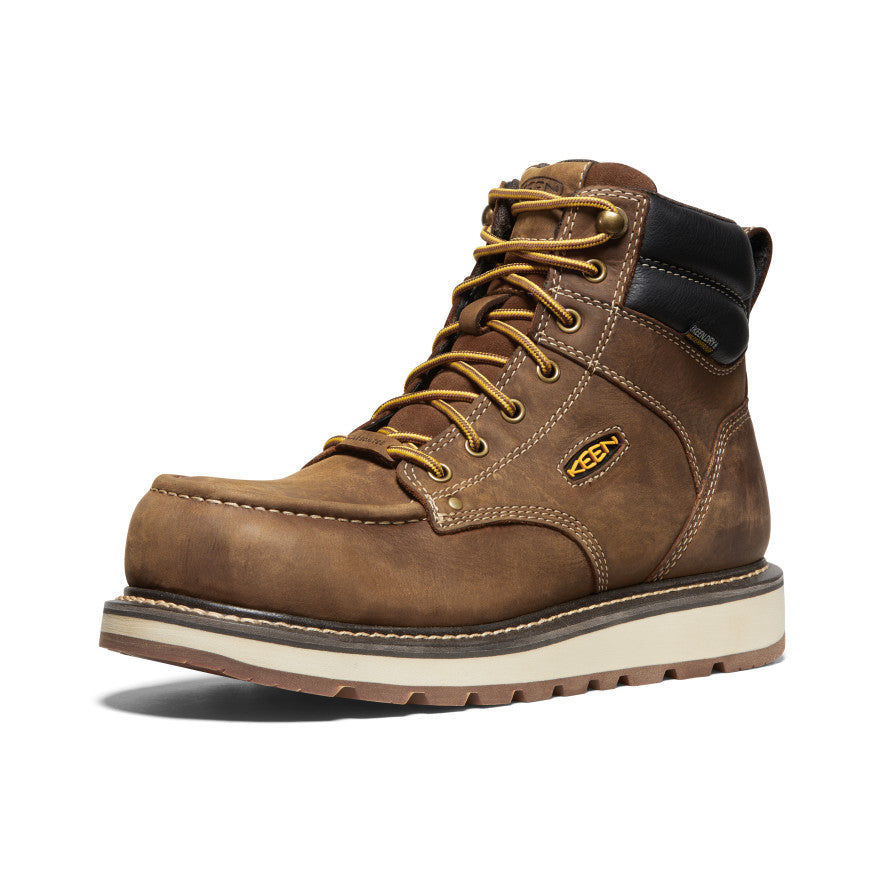 Men's Cincinnati 6" Waterproof Boot (Carbon Toe) Belgian/Sandshell | Keen