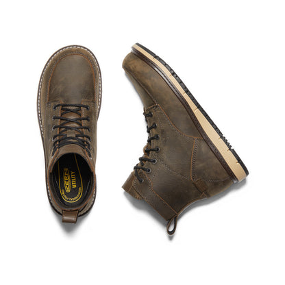 Men's San Jose 6" Waterproof Boot (Aluminum Toe) Cascade Brown/Black | Keen