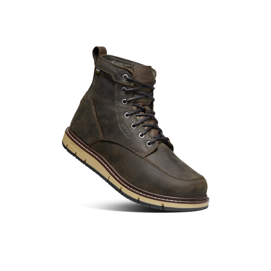Men's San Jose 6" Waterproof Boot (Soft Toe) Cascade Brown | Keen