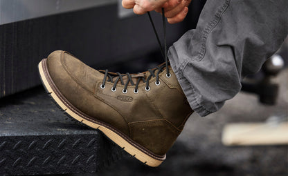 Men's San Jose 6" Waterproof Boot (Soft Toe) Cascade Brown | Keen