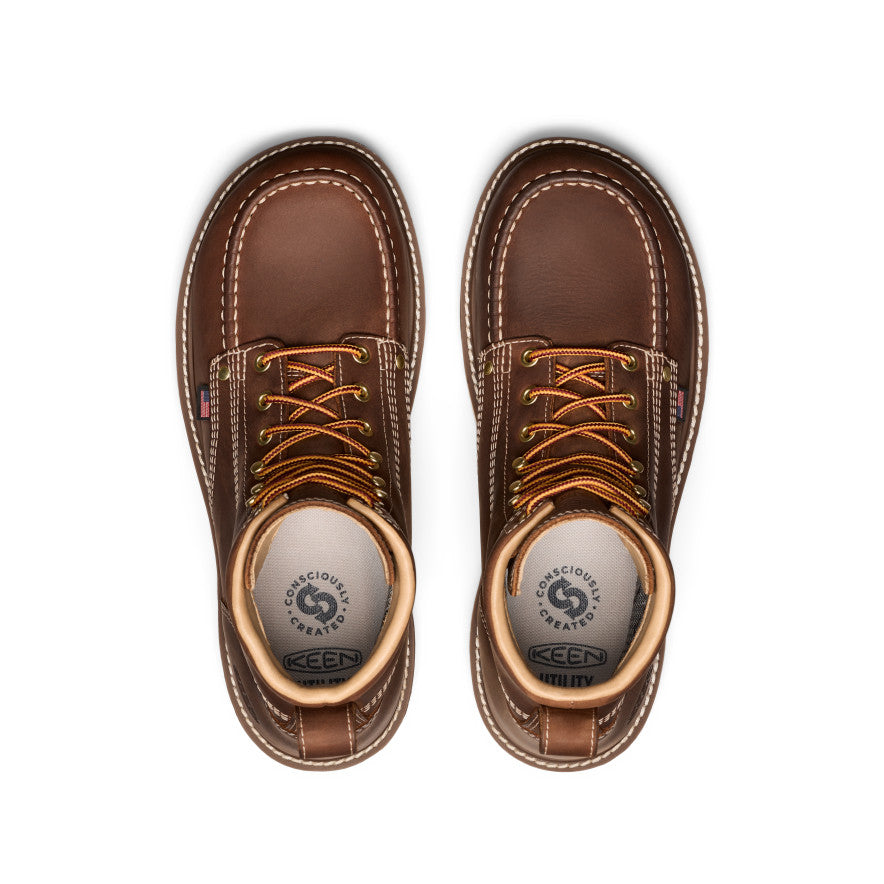 Men's Liberty 6" Waterproof Boot (Carbon Toe) Chestnut/Gum | Keen