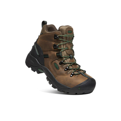 Men's Pittsburgh Energy 6" Waterproof Boot (Carbon Toe) Cascade Brown/Greener Pastures | Keen
