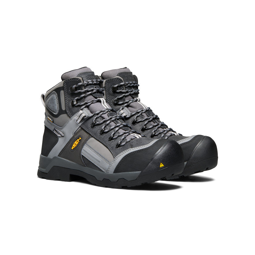 Men's Davenport 6" Insulated Waterproof Boot (Composite Toe) Magnet/Steel Grey | Keen