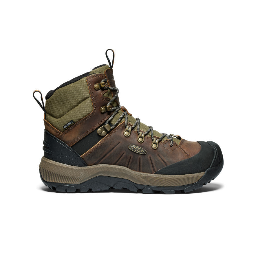 Men's Revel IV Polar Waterproof Boot Bison/Orange Pepper | Keen