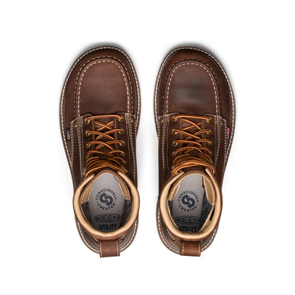 Men's Liberty 8" Waterproof Boot (Carbon Toe) Chestnut/Gum | Keen