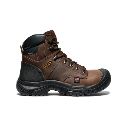Men's Mt Vernon II 6" Waterproof Boot (Steel Toe) Dark Earth/Black | Keen