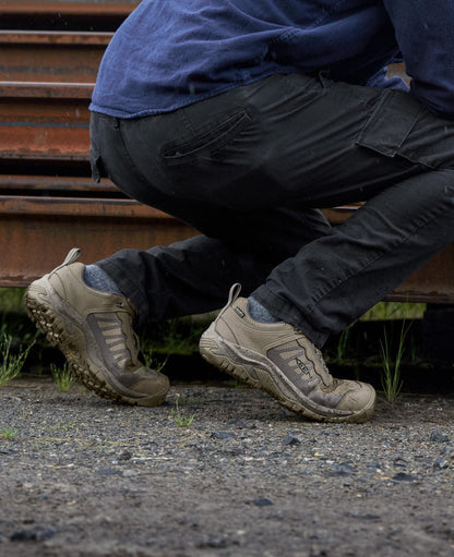 Men's Reno Waterproof (Carbon Toe) Brindle/Morel | Keen