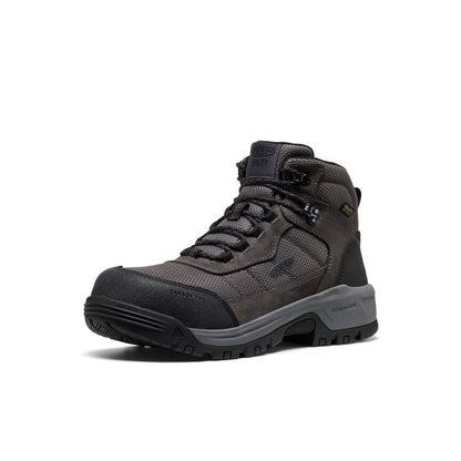 Men's Skokie Waterproof Work Boot (Carbon Toe) Magnet/Black | Keen