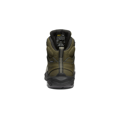 Men's Reno Mid Waterproof (Carbon Toe) Dark Olive/Black | Keen