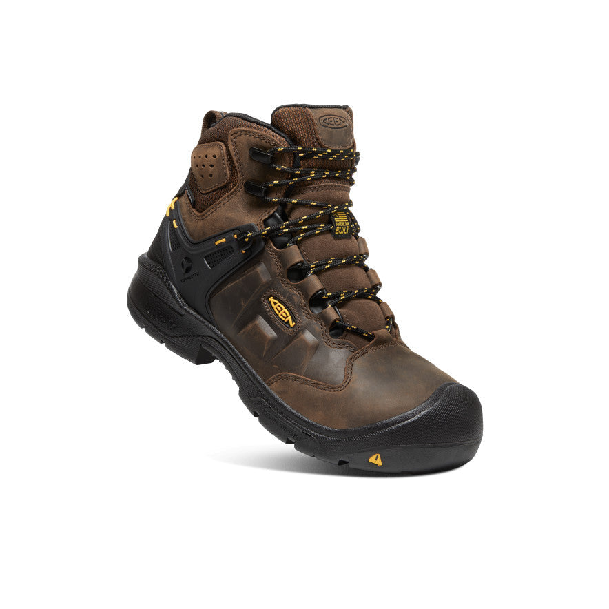 Men's Dover 6" Waterproof (Carbon Toe) Dark Earth/Black | Keen