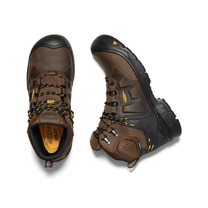 Men's Dover 6" Waterproof (Carbon Toe) Dark Earth/Black | Keen