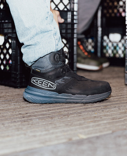 Men's Snapline RF Waterproof Boot (Carbon Toe) Vintage Indigo/Black | Keen