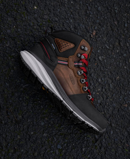 Men's Red Hook Waterproof Boot (Carbon Toe) Tobacco/Black | Keen