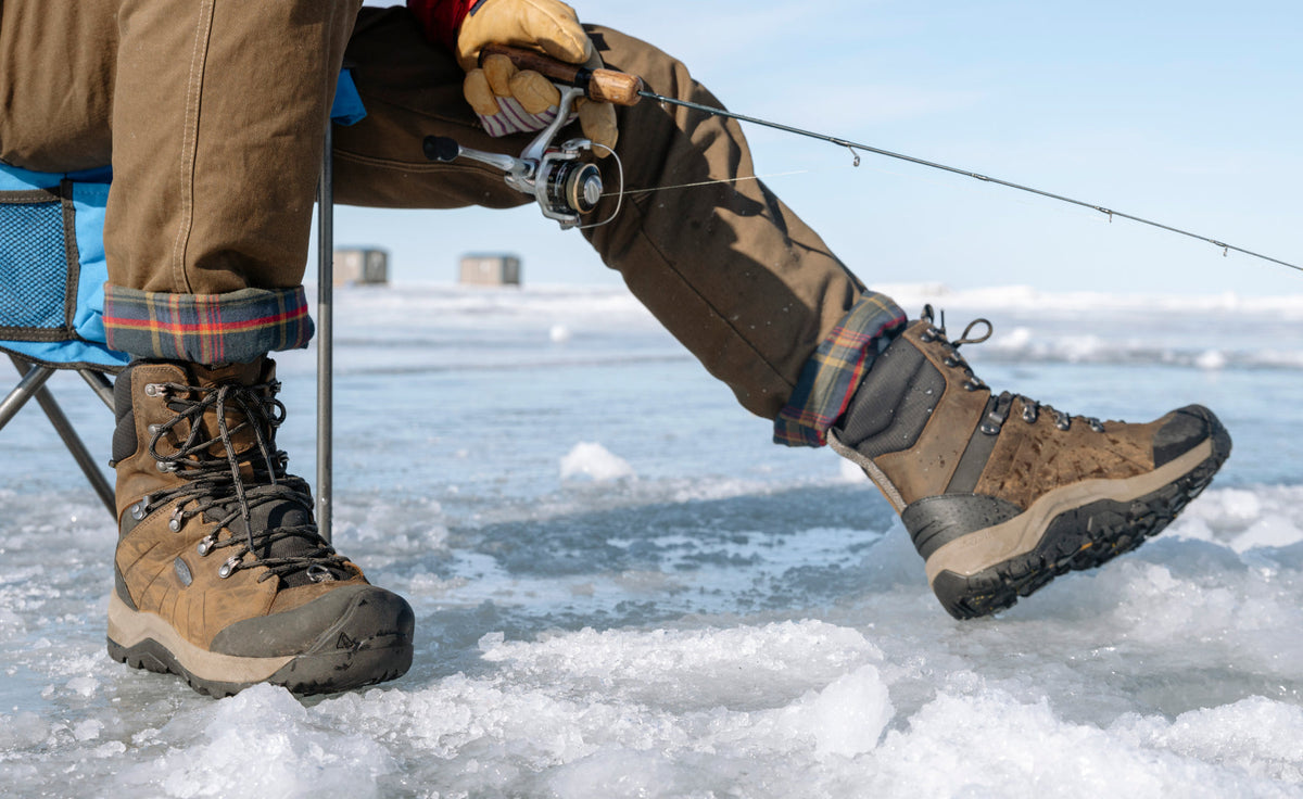 Men's Revel IV High Polar Waterproof Boot Magnet/Red Carpet | Keen