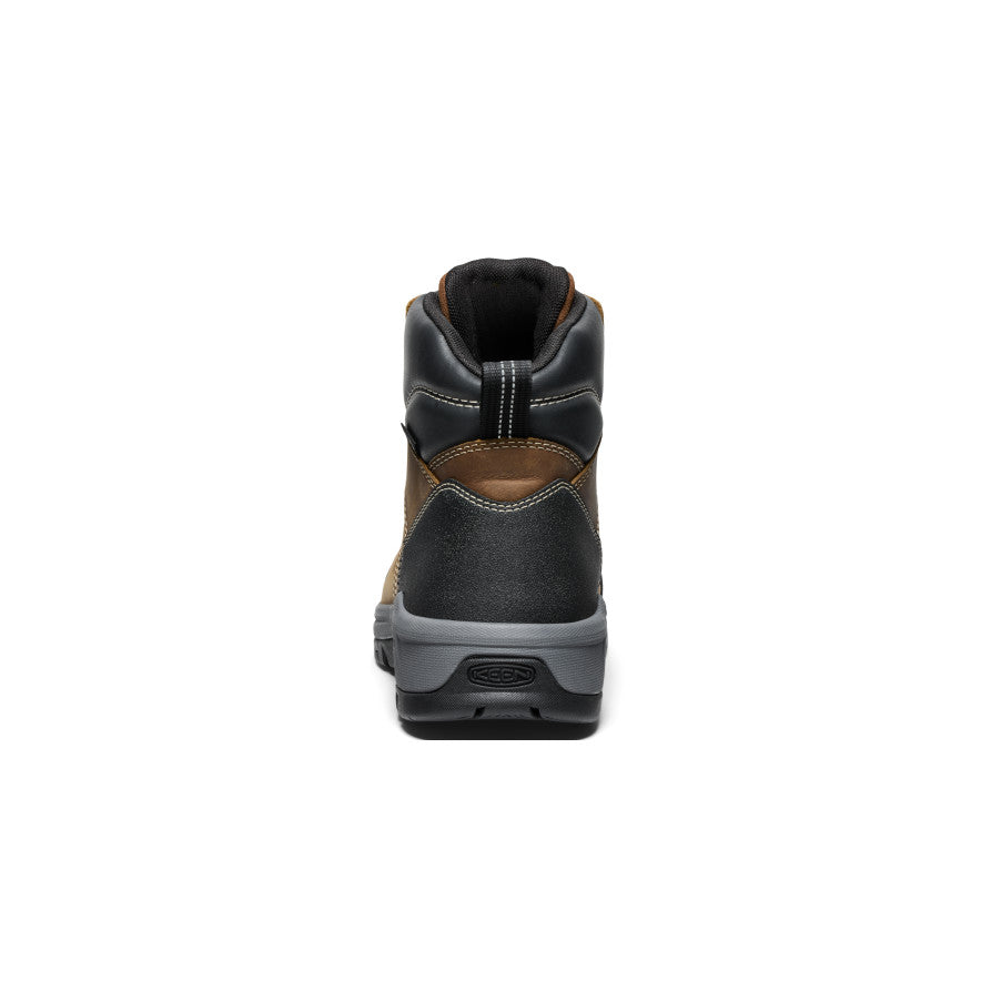 Men's Evanston 6" Waterproof Boot (Soft Toe) Bison/Black | Keen