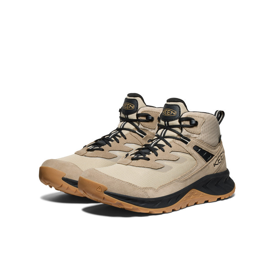 Men's Hightrail Waterproof Wide Hiking Boot Brindle/Oak Buff | Keen