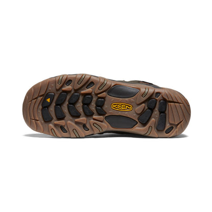 Men's Headout Waterproof Hiking Boot Black Olive/Fossil Orange | Keen