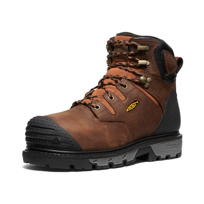 Men's Camden 6" Waterproof Boot INT MET (Carbon Toe) Leather Brown/Black | Keen