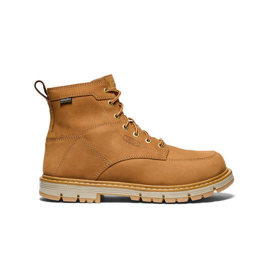 Men's San Jose 6" Waterproof 90° Heel Boot (Soft Toe) Bistre/Gum | Keen