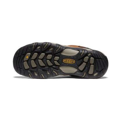 Men's Headout Waterproof Hiking Shoe Bison/Fossil Orange | Keen