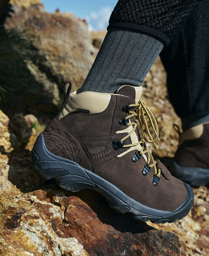 Men's Pyrenees Waterproof Hiking Boot x Mountain Research Mountain Research Brown | Keen