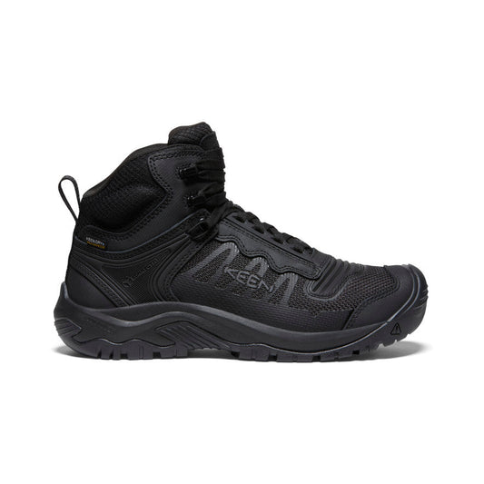 Men's Reno Waterproof Mid (Soft Toe) Black/Black | Keen