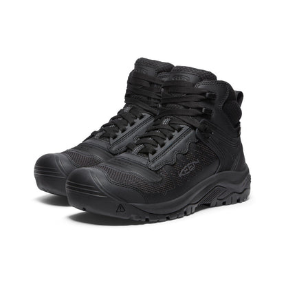 Men's Reno Waterproof Mid (Soft Toe) Black/Black | Keen