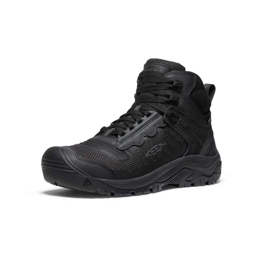 Men's Reno Waterproof Mid (Soft Toe) Black/Black | Keen