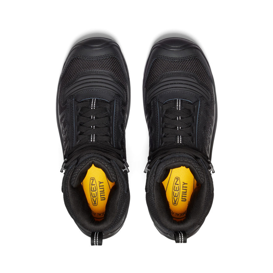 Men's Reno Waterproof Mid (Soft Toe) Black/Black | Keen