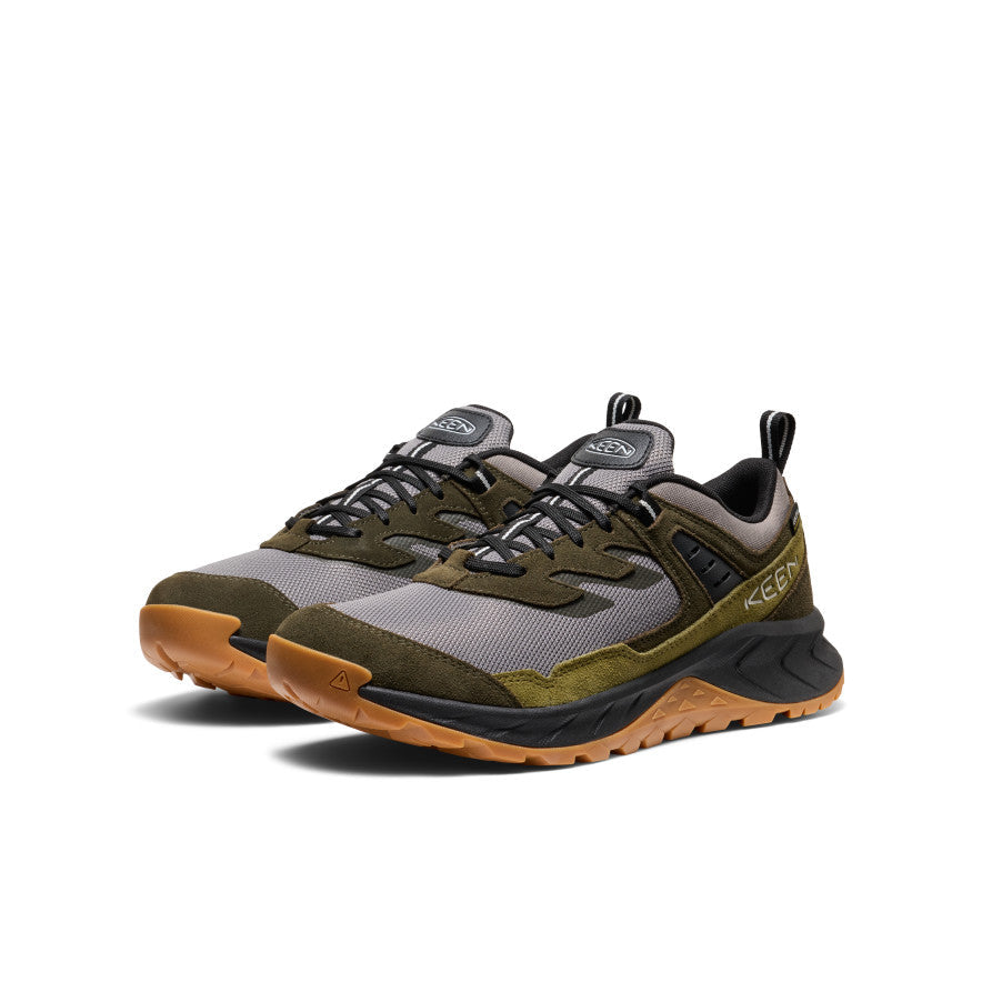 Men's Hightrail Waterproof Hiking Shoe Steel Grey/Forest Night | Keen