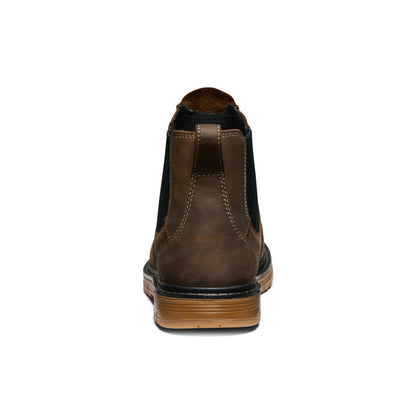 Men's San Jose Chelsea 90° Heel Boot (Aluminum Toe) Cascade Brown/Gum | Keen
