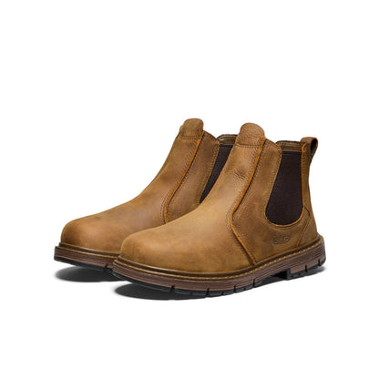 Men's San Jose Chelsea 90° Heel Boot (Soft Toe) Belgian/Gum | Keen