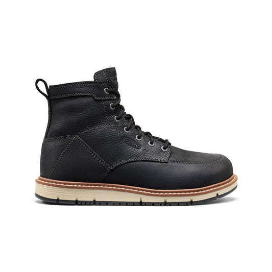 Men's San Jose 6" Boot (Aluminum Toe) Black/Caramel Cafe | Keen