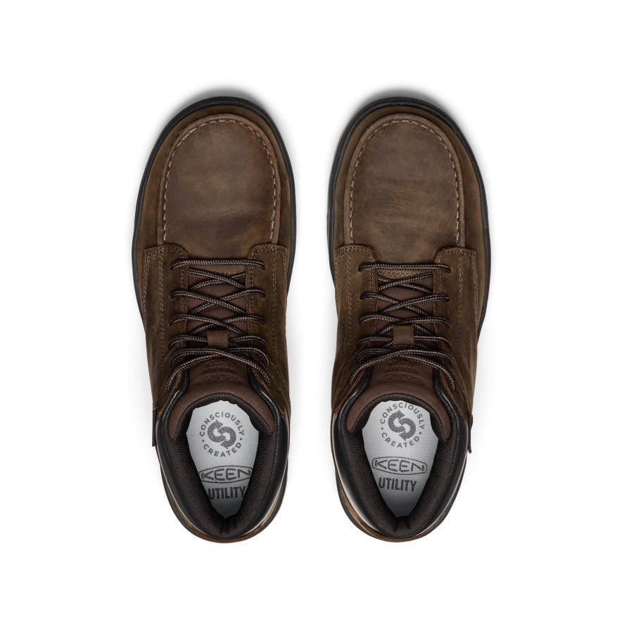 Men's Gibson ESD Boot (Carbon Toe) Cascade Brown/Black | Keen