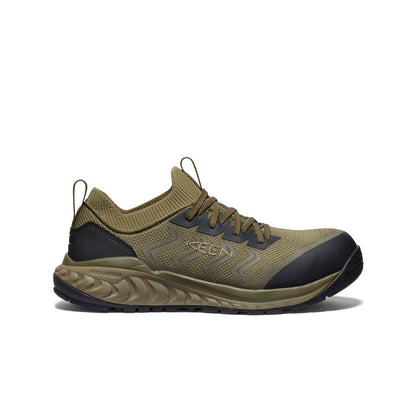 Men's Arvada Shift Work Sneaker (Carbon Toe) Martini Olive/Black | Keen