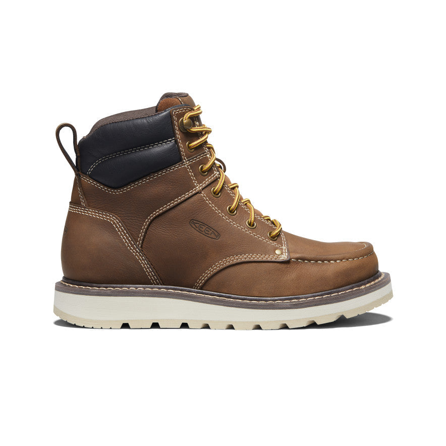 Men's Cincinnati 6" Boot (Soft Toe) Belgian/Sandshell | Keen