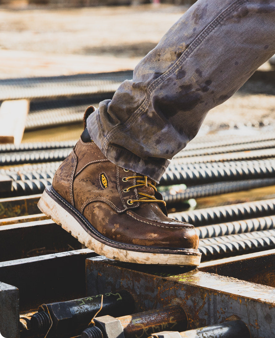 Men's Cincinnati 6" Boot (Soft Toe) Belgian/Sandshell | Keen