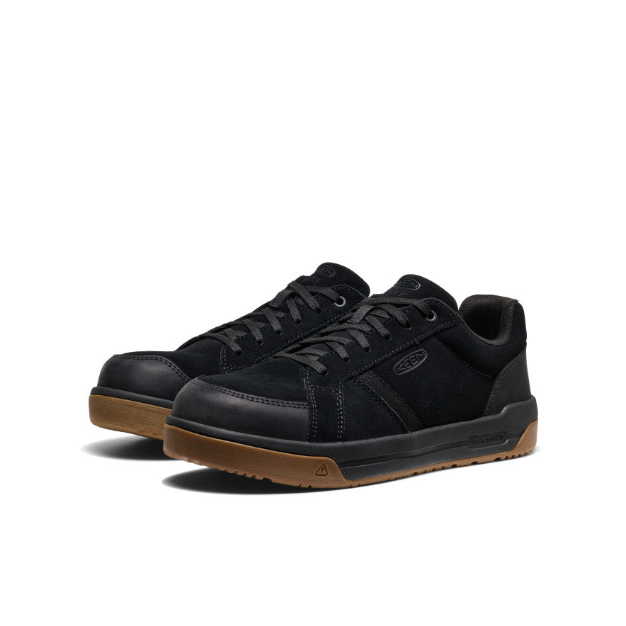 Men's Kenton+ ESD Work Shoe (Carbon Toe) Black/Gum | Keen