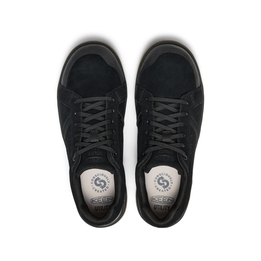 Men's Kenton+ ESD Work Shoe (Carbon Toe) Black/Gum | Keen