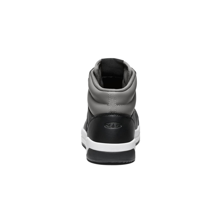Men's Overton Mid Work Shoe (Carbon Toe) Steel Grey/Black | Keen