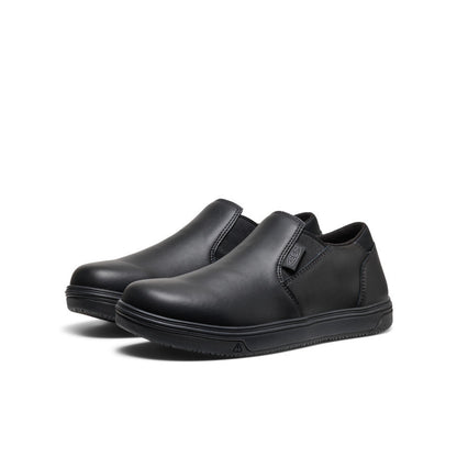 Men's Kenton Shift WTX Work Shoe (Soft Toe) Black/Black | Keen