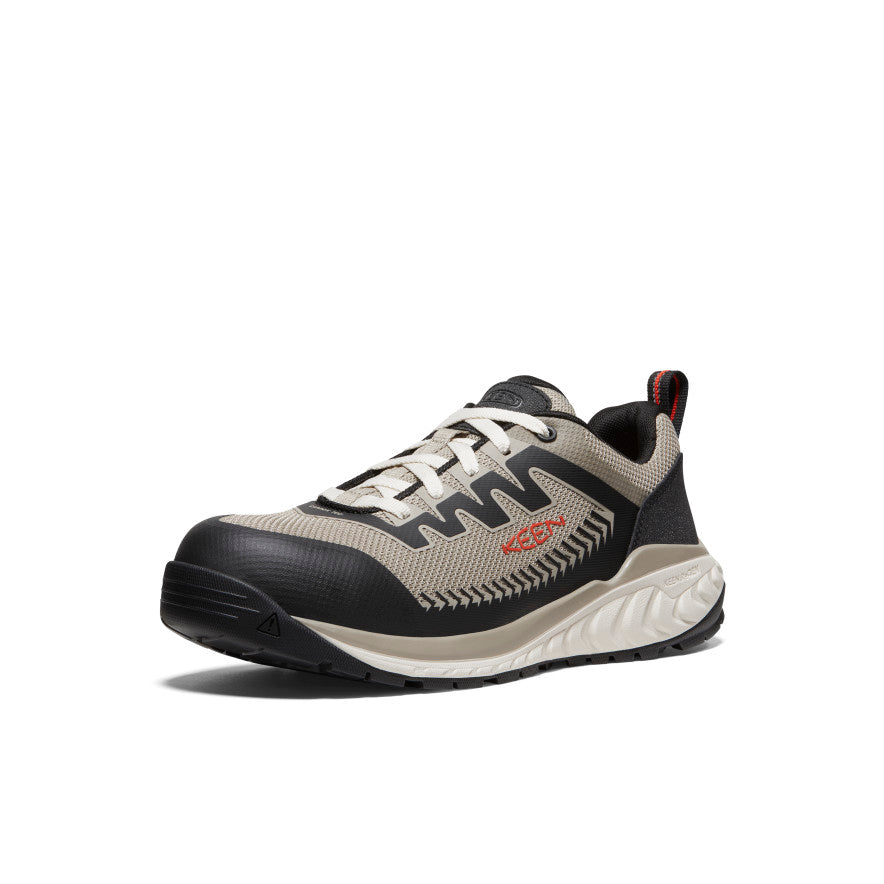 Men's Arvada Work Sneaker (Carbon Toe) Plaza Taupe/Black | Keen